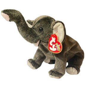 Ty Beanie Babies Trumpet The Elephant Mint Condition w/Tag